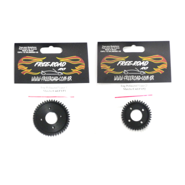 ENGRENAGENS AUTOMODELO VIPER 1ª E 2ª MARCHA POLIACETAL FREEROAD EVP1 EVP2